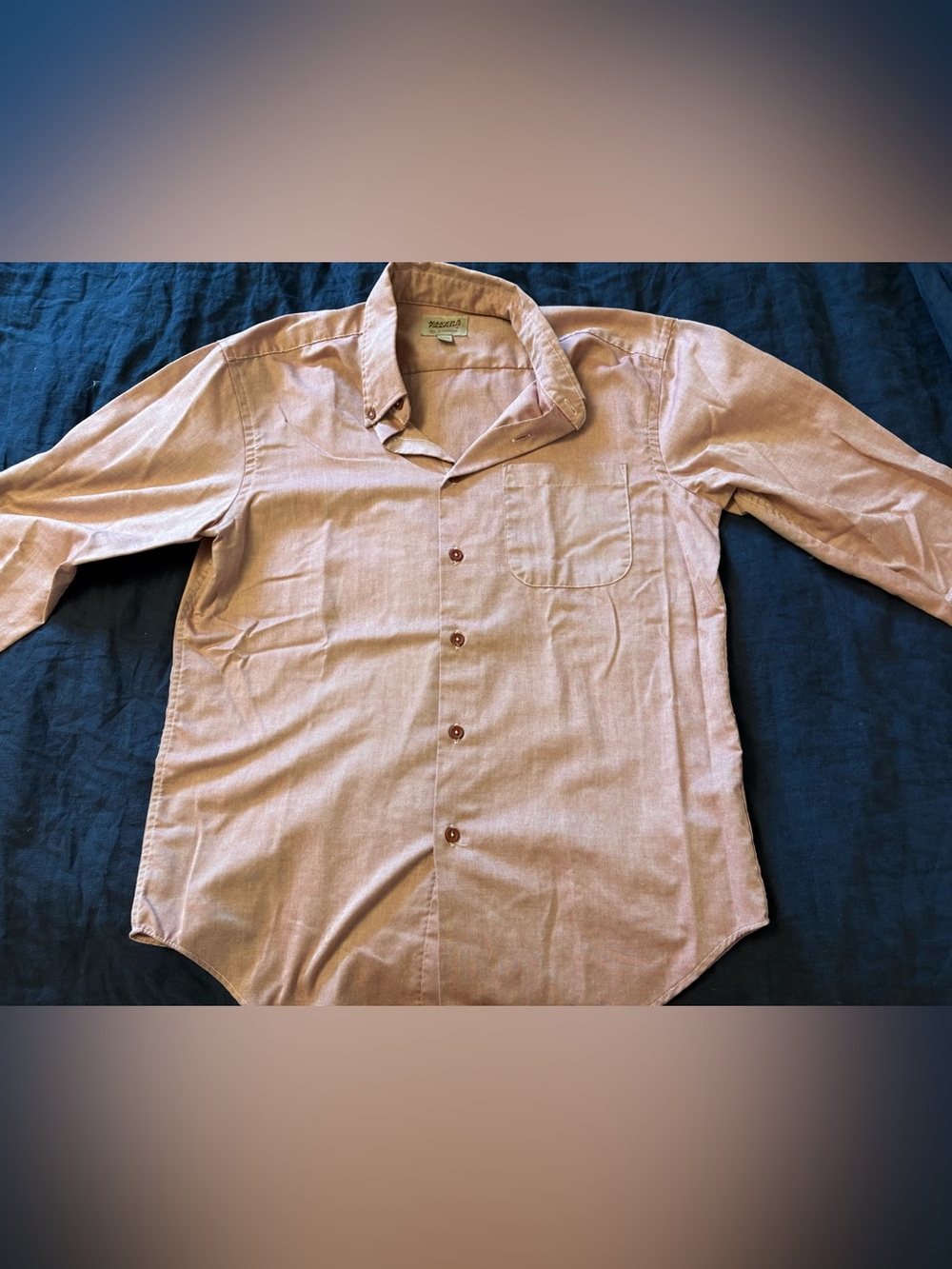 Naked and Famous Pink Short-Sleeve Button-Up Shirt